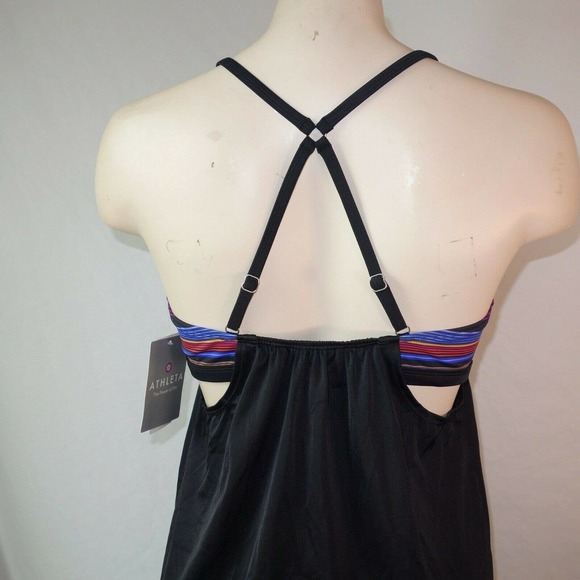Athleta Blousy Tankini Dress 34B/C + Bottoms - Picture 7 of 10